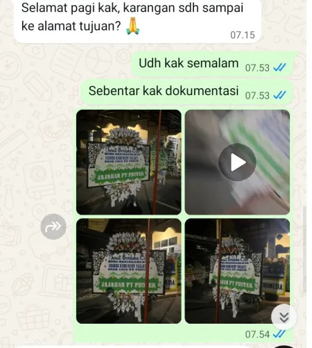 Pengiriman Papan Bunga Selamat Cimarga