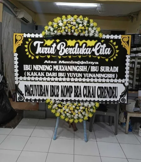 Papan Bunga Duka Cimarga